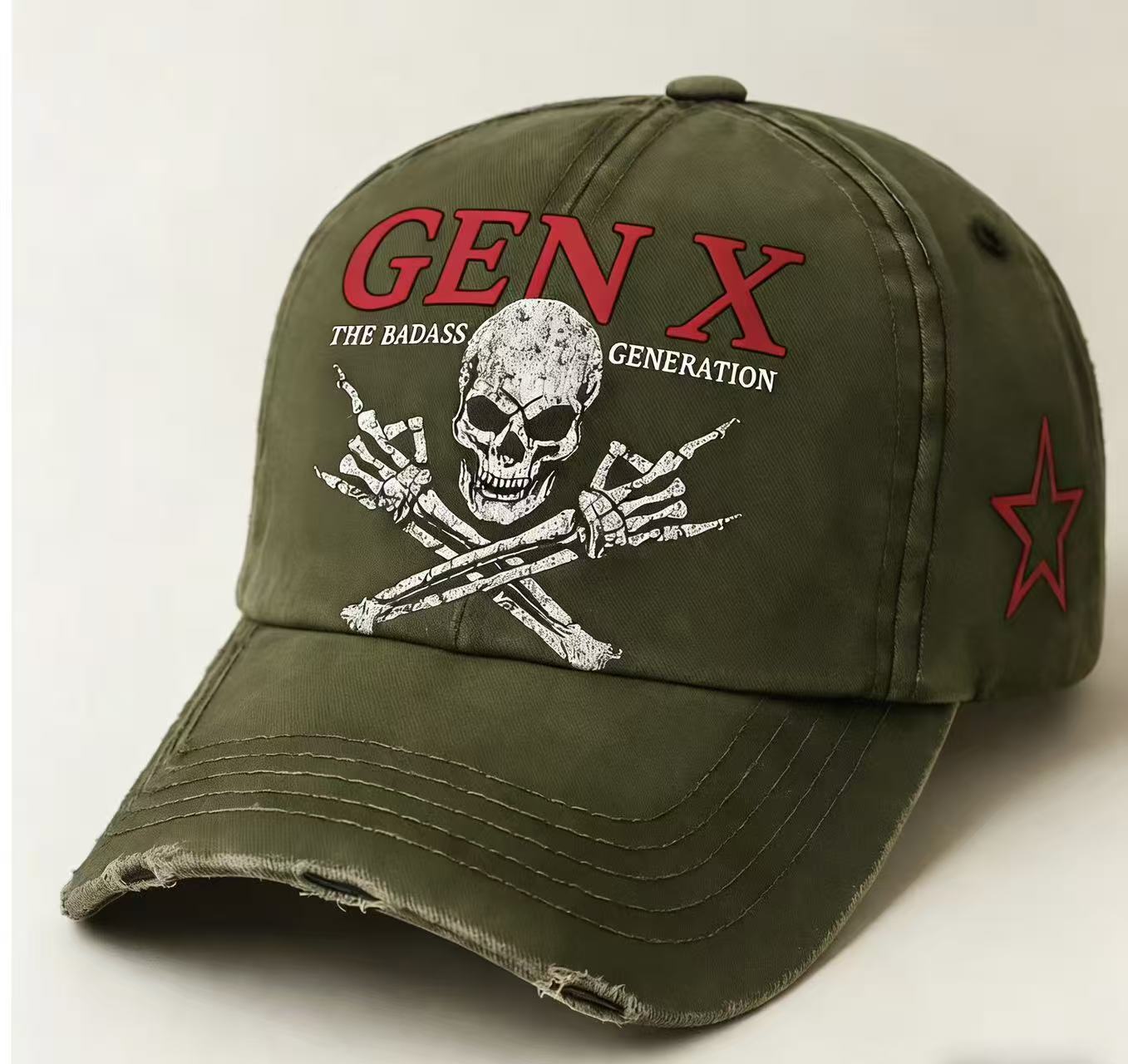 ⚡Flash Sale 50% OFF💀Gen X Rebel Skull Cap🏴☠️