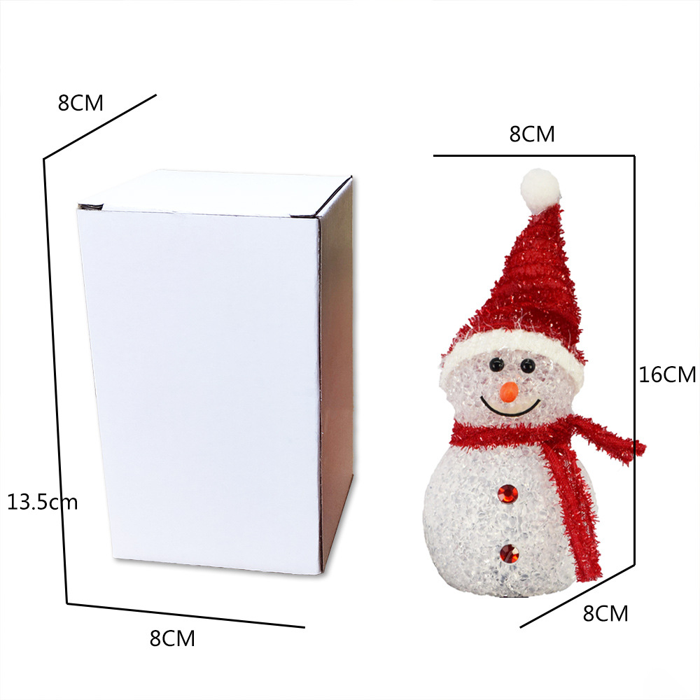 🔥Hot Christmas Sales~🎅Christmas Snowman Decorative Ornament Night Light✨