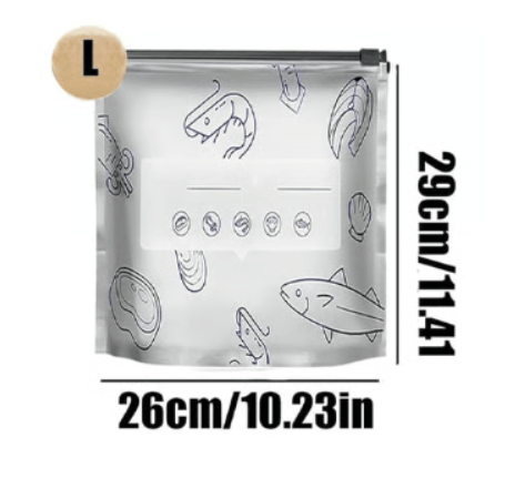 ✨ Reusable Aluminum Foil Sealable Storage Bags 🌱