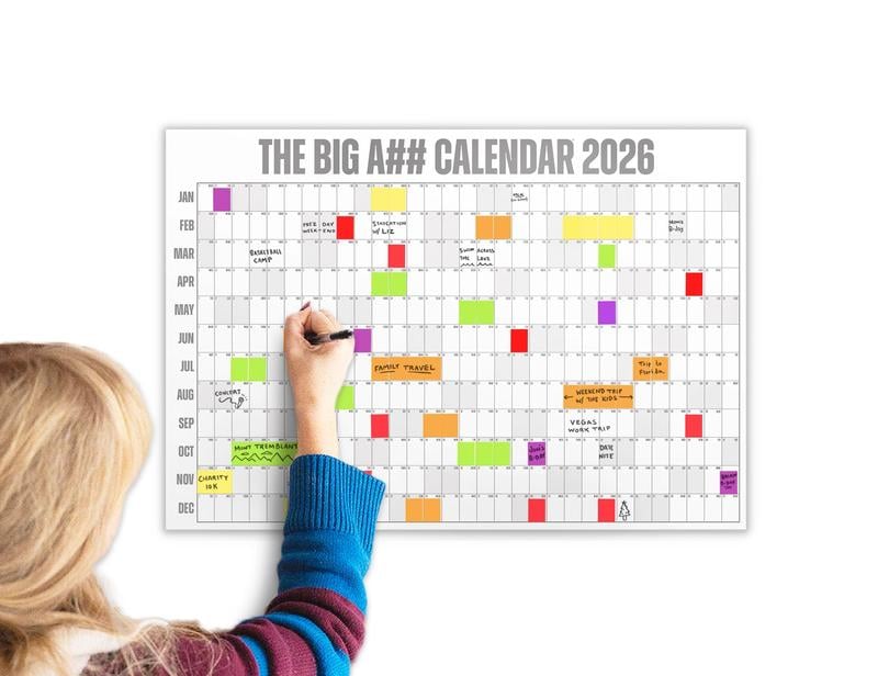 🔥Last Day 50% OFF 📅Calendar 2026 - Design Your Amazing 2026!🏃