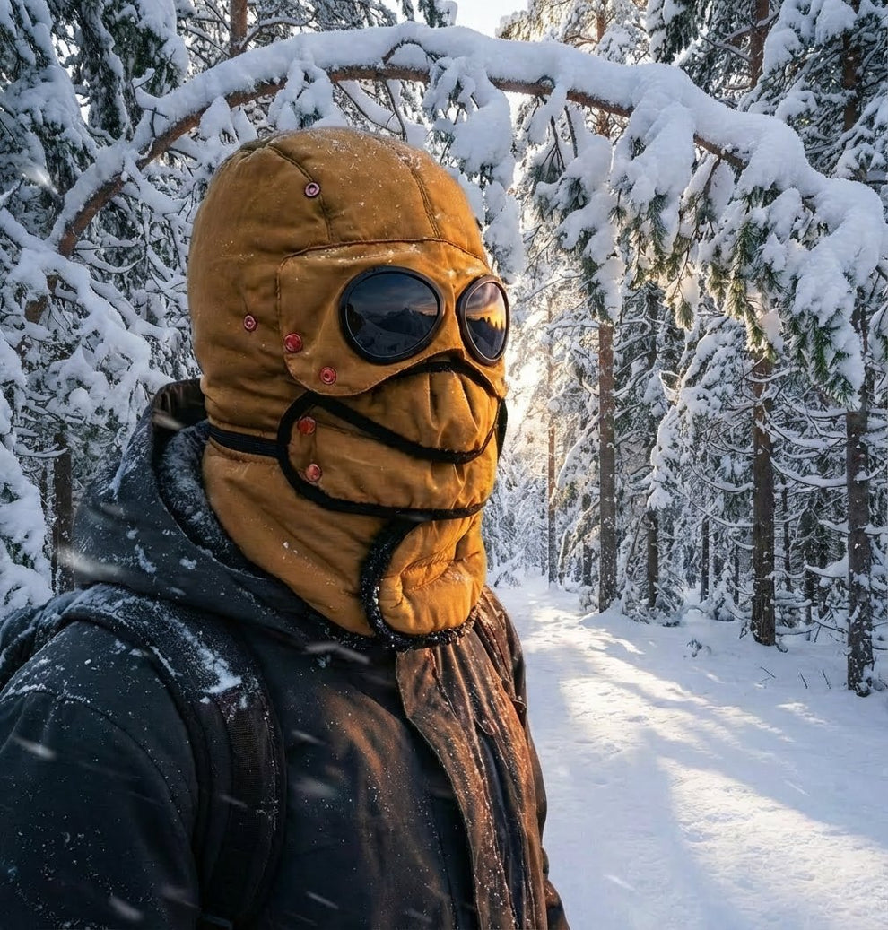 Winter 4 in 1 Windproof Warm Hat Detachable Mask Neckband