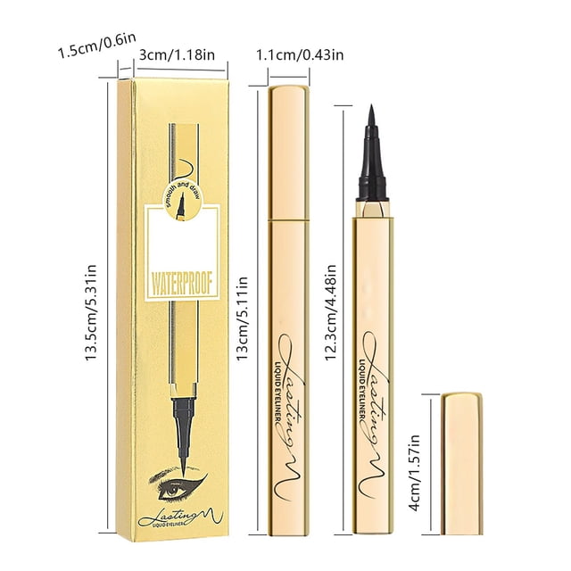 Long-Lasting Liquid Eyeliner Sharp Lines. Bigger-Looking Eyes. Zero Smudging.