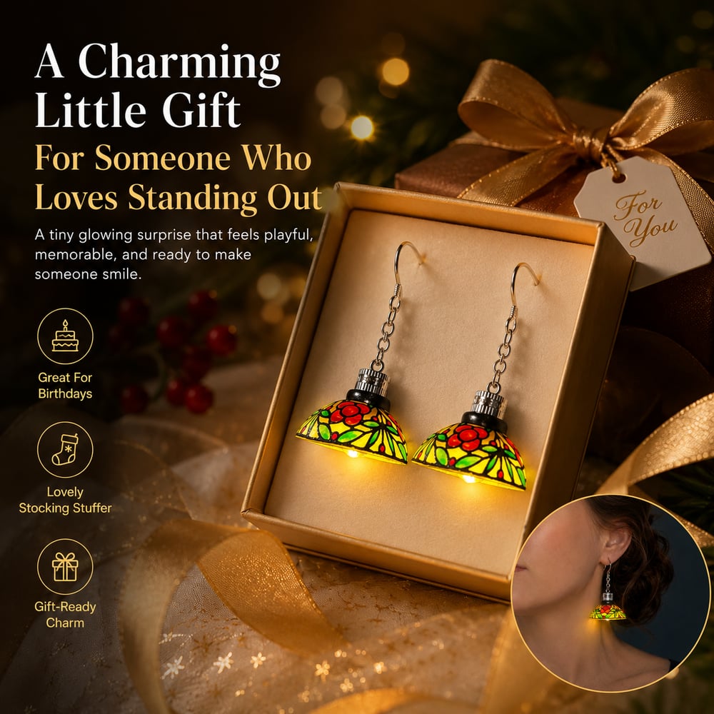 ✨✨ Mini Chandelier Light-Up Earrings-Tiny chandelier. Big attention.
