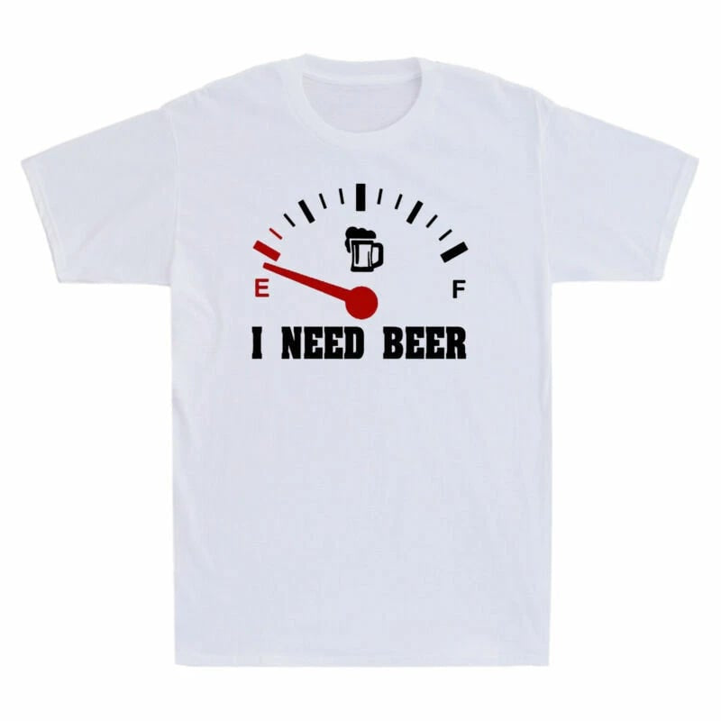 👕I Need Beer Drinking Lover Funny Men's T-Shirt