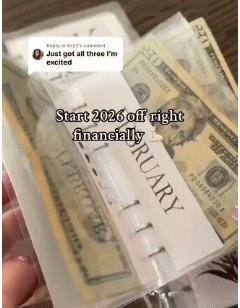 12-Month Envelopes Money Saving Challenge Binder
