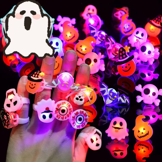 🎁Last Day Special 49% OFF-👻Halloween Light Up Ring💫