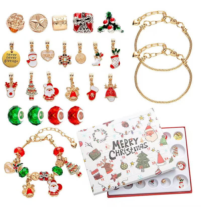 🔥BLACK FRIDAY SALE-24PCS Necklace Pendant Christmas Countdown Advent Calendar Blind Box