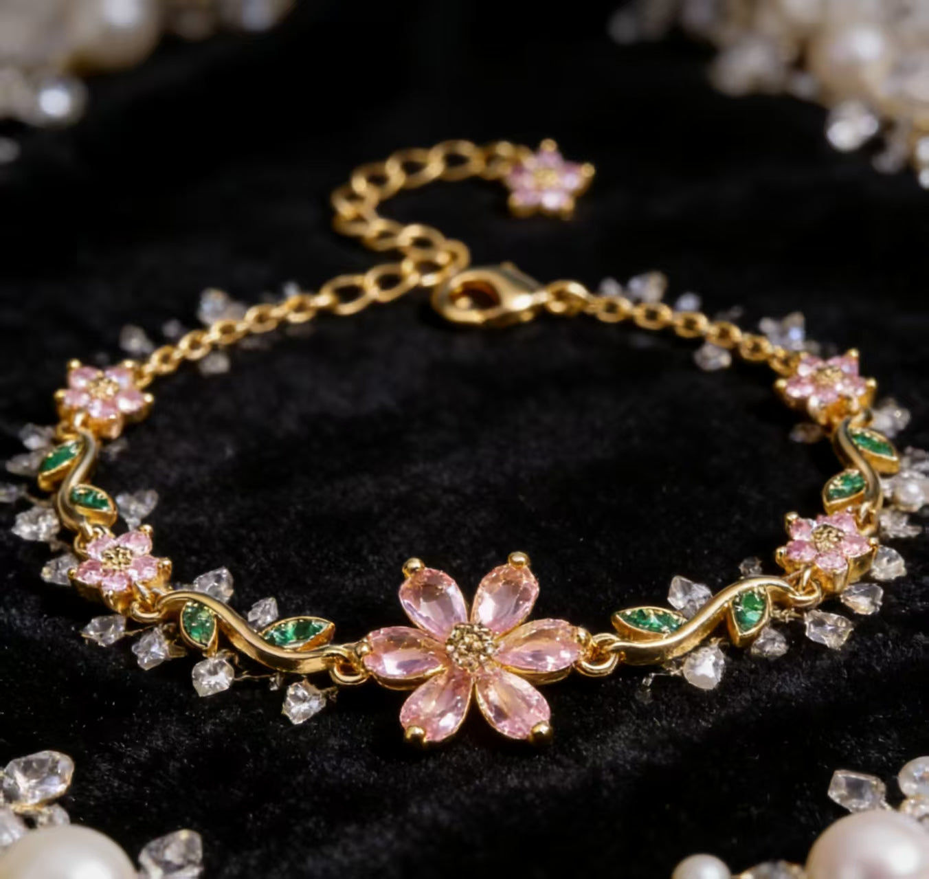 🔥Last Day 50% OFF -🌼✨Flower Bracelet(💫Exquisite Craftsmanship, Lasting Brilliance)
