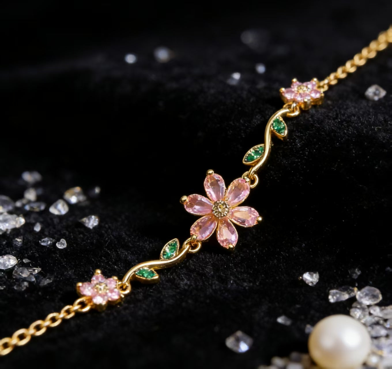 🔥Last Day 50% OFF -🌼✨Flower Bracelet(💫Exquisite Craftsmanship, Lasting Brilliance)