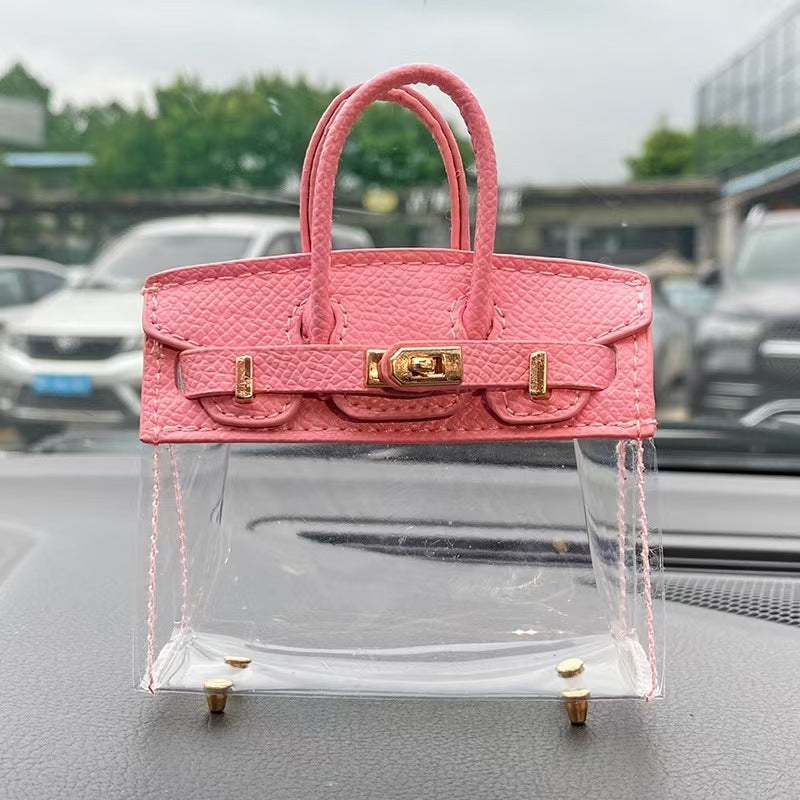 Creative Mini Tote Key Holder – Cute Women’s Car Key Handbag Case