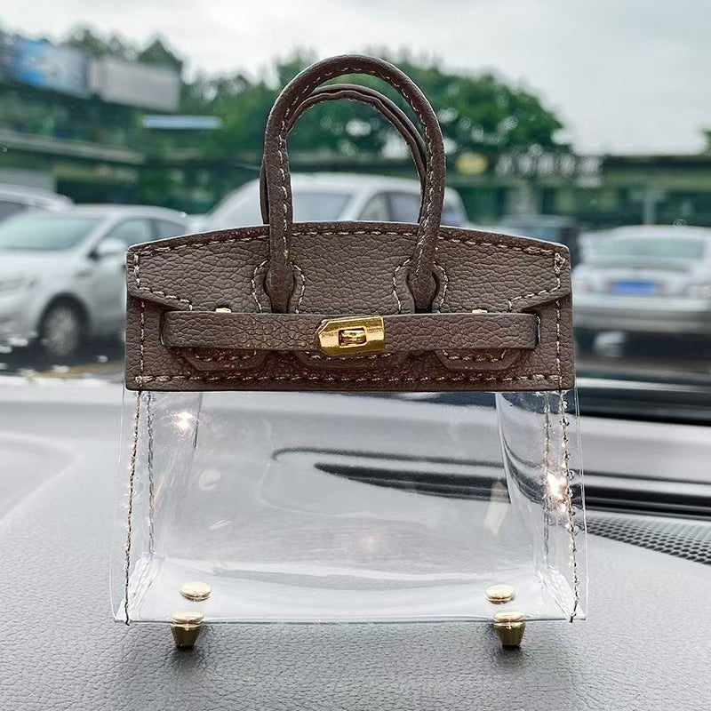 Creative Mini Tote Key Holder – Cute Women’s Car Key Handbag Case