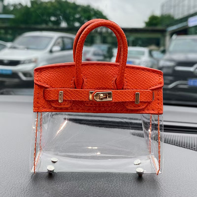 Creative Mini Tote Key Holder – Cute Women’s Car Key Handbag Case
