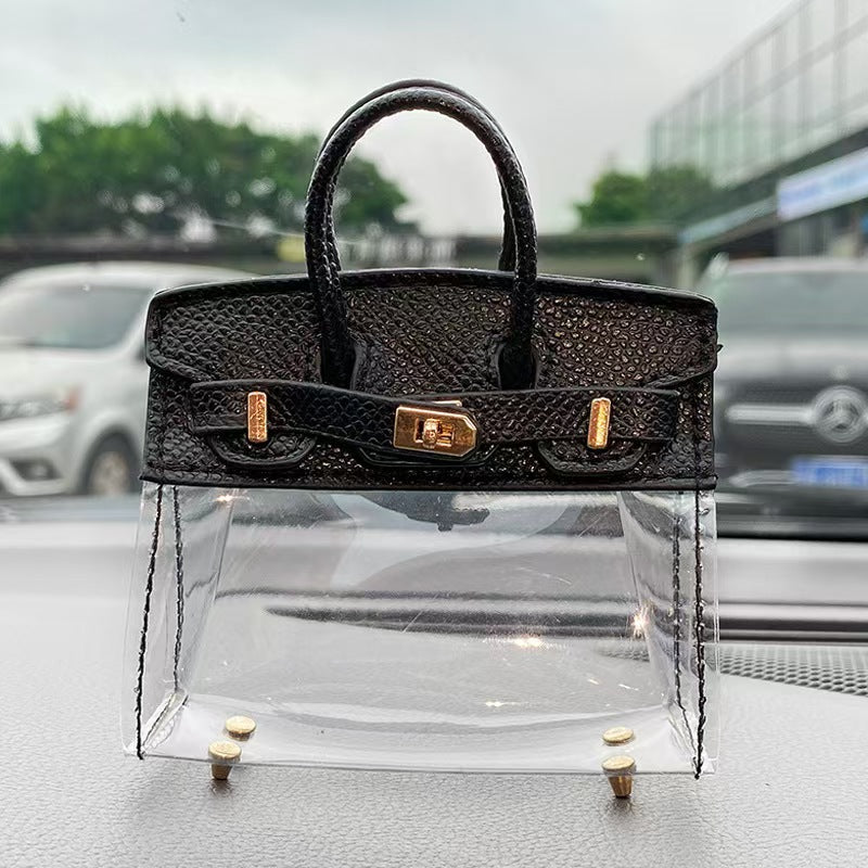 Creative Mini Tote Key Holder – Cute Women’s Car Key Handbag Case