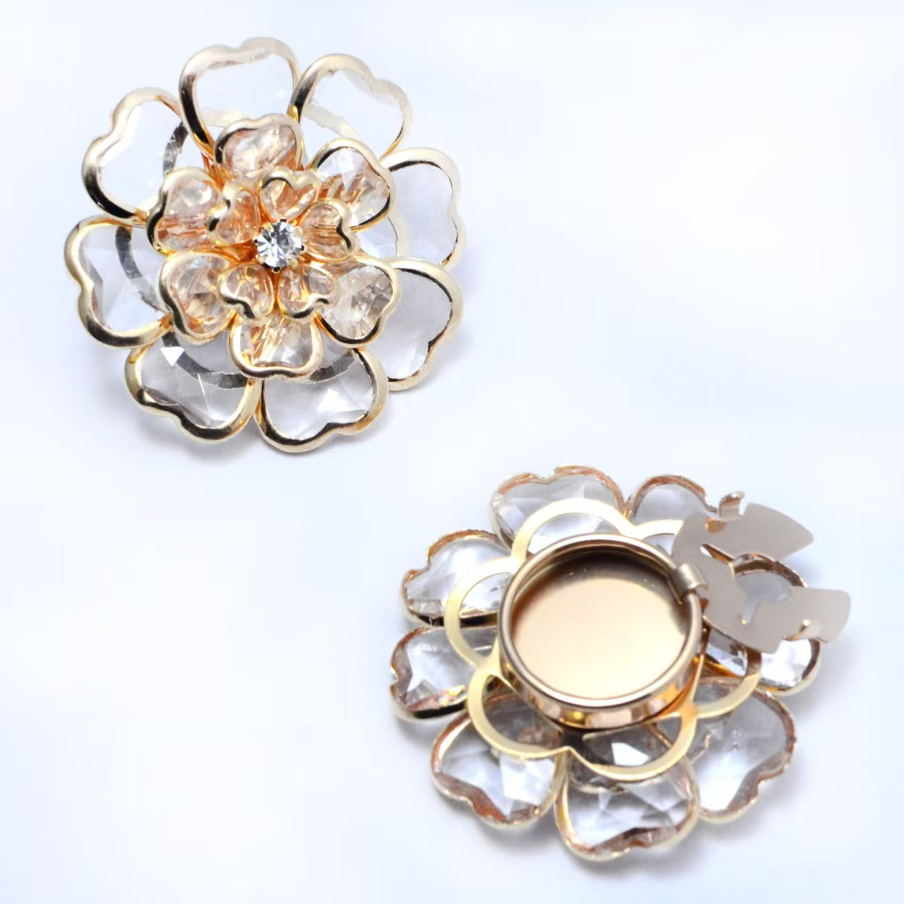 Antique Bronze Enamel Flower Button Set🌺Subtle Detail for Shirts & Suits