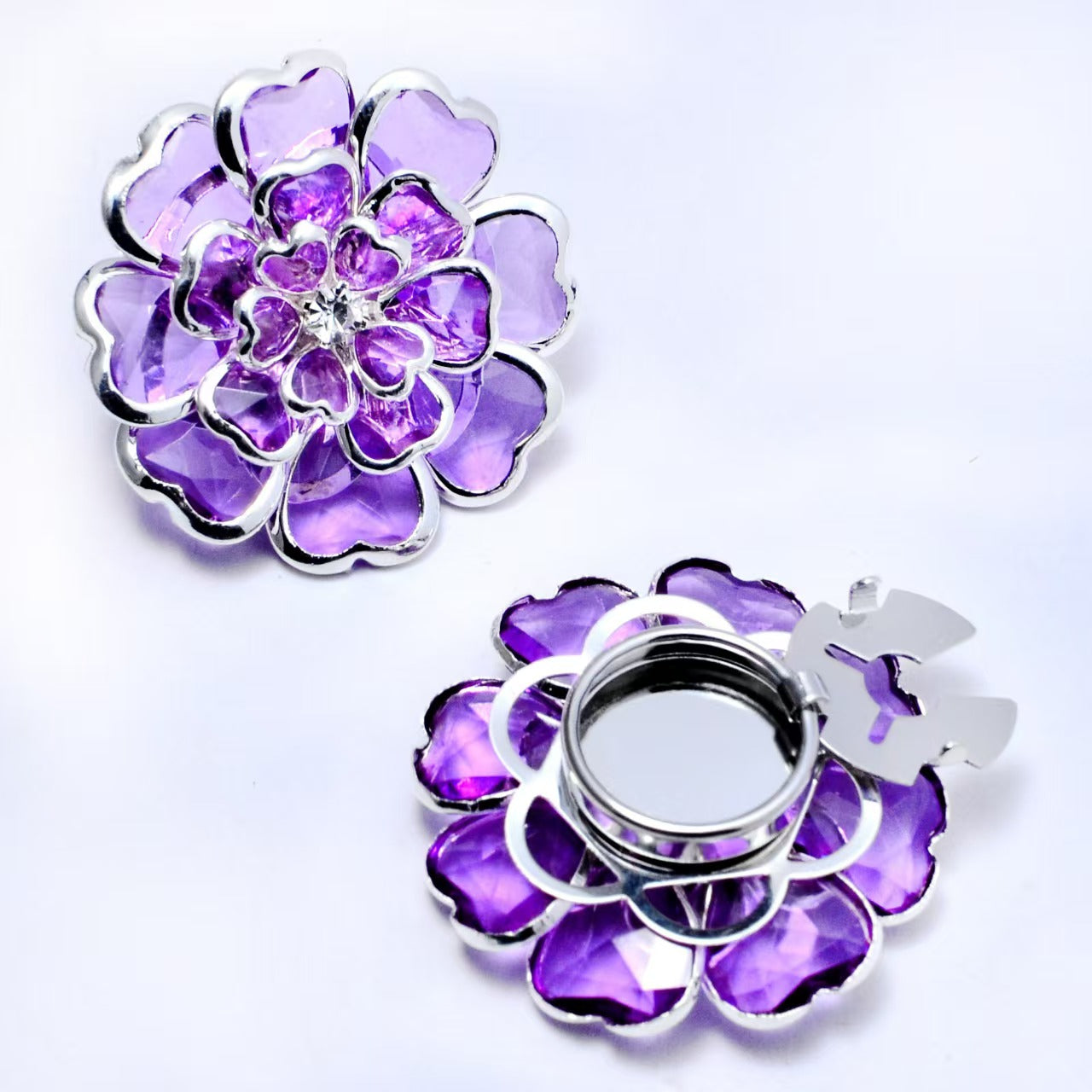 Antique Bronze Enamel Flower Button Set🌺Subtle Detail for Shirts & Suits
