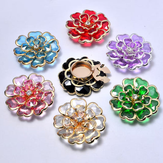 Antique Bronze Enamel Flower Button Set🌺Subtle Detail for Shirts & Suits