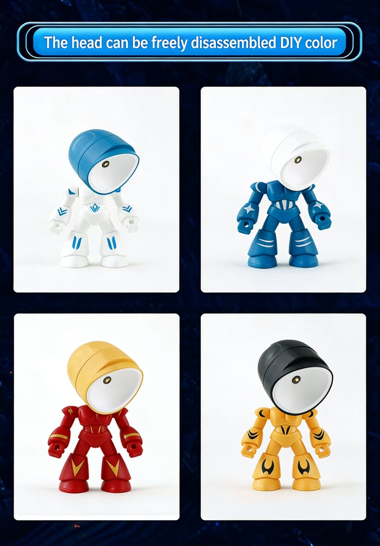 🔥Last Day 50% OFF - 🤖Lonely Robot Cartoon Cute Robot Design Companion Table Light