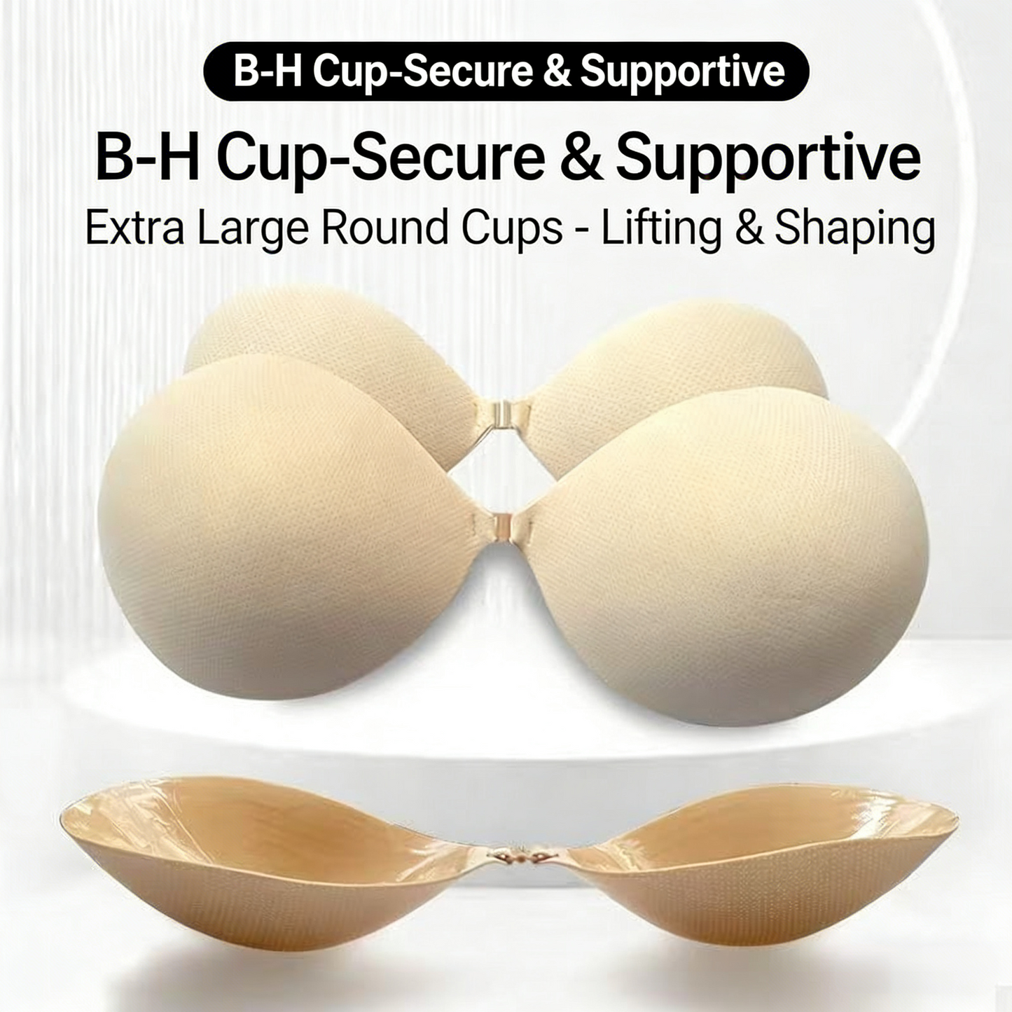 Super Push-Up Adhesive Bra Pads | Ultimate Lift &amp; Comfort for B-H Cups