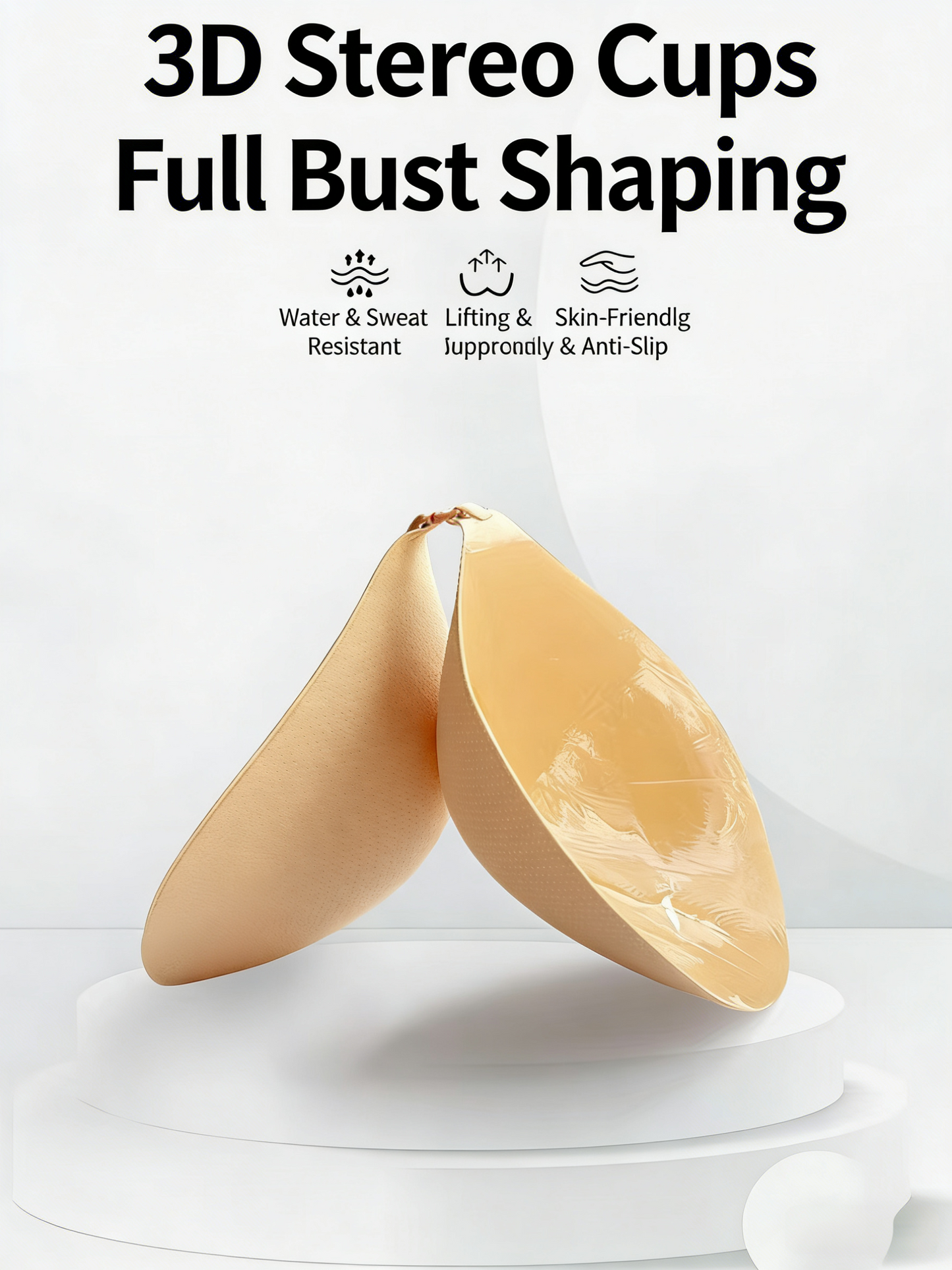 Super Push-Up Adhesive Bra Pads | Ultimate Lift &amp; Comfort for B-H Cups