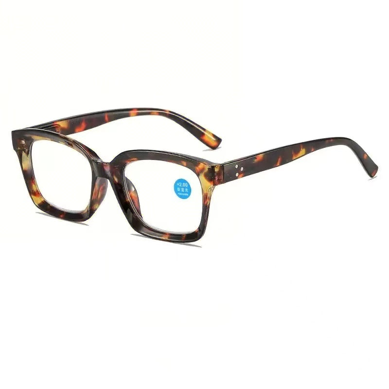 🔥Hot Sale-✨👓Tortoiseshell Reading Glasses - Blue Light Blocking Oversized Square Reaters