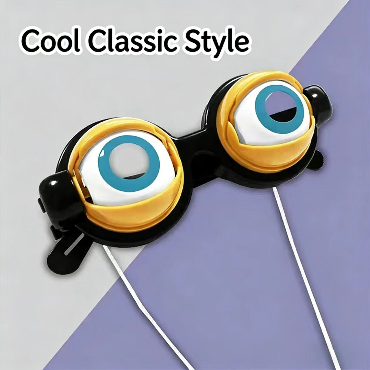 🎭 Crazy Eyes Goofy Glasses – Gifts for kids, quirky, humorous, creative
