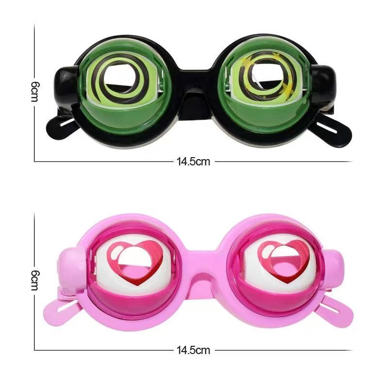 🎭 Crazy Eyes Goofy Glasses – Gifts for kids, quirky, humorous, creative