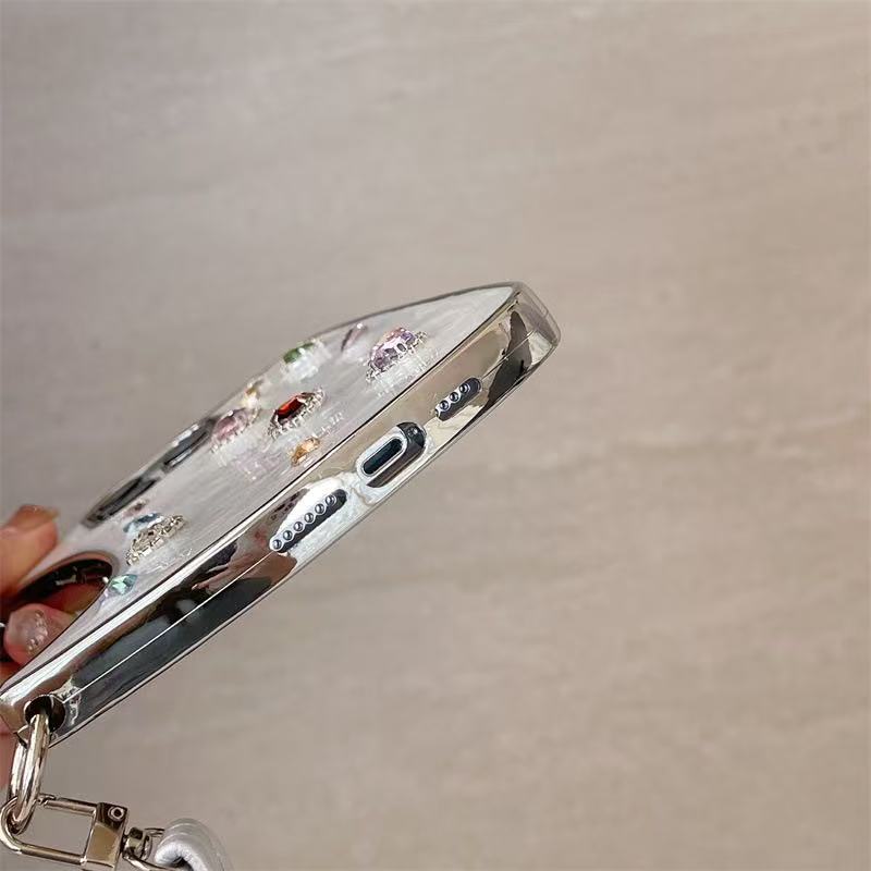💃Last 50%Off👛Underarm-style rhinestone phone case, sweet and edgy style