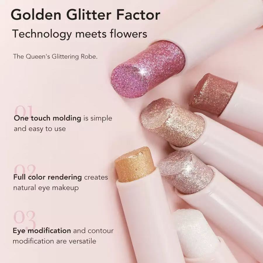 🔥Last Day 49% OFF-Jelly Eyeshadow Stick: Apply in 3 seconds for a sparkling, starry look