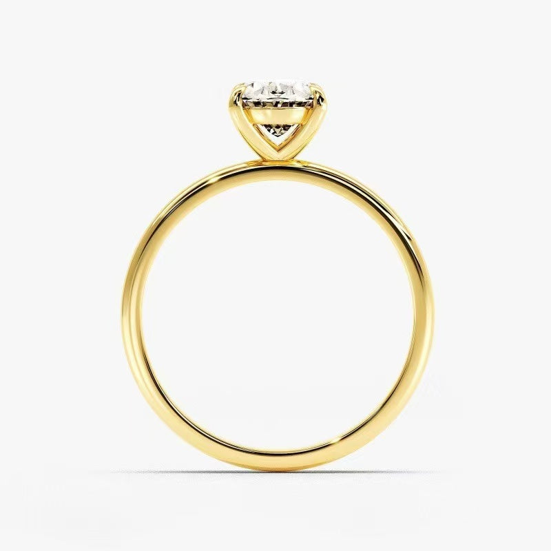 🔥Last Day 49% OFF-💍Oval “pigeon's egg” ring, 3 carats，with synthetic gemstones