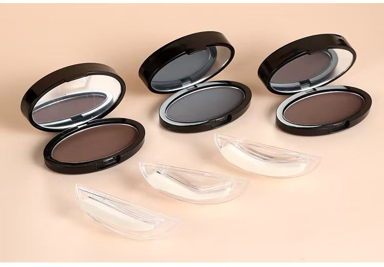 👧The Ultimate Eyebrow Tool: Lazy-Girl Stamp Eyebrow Powder