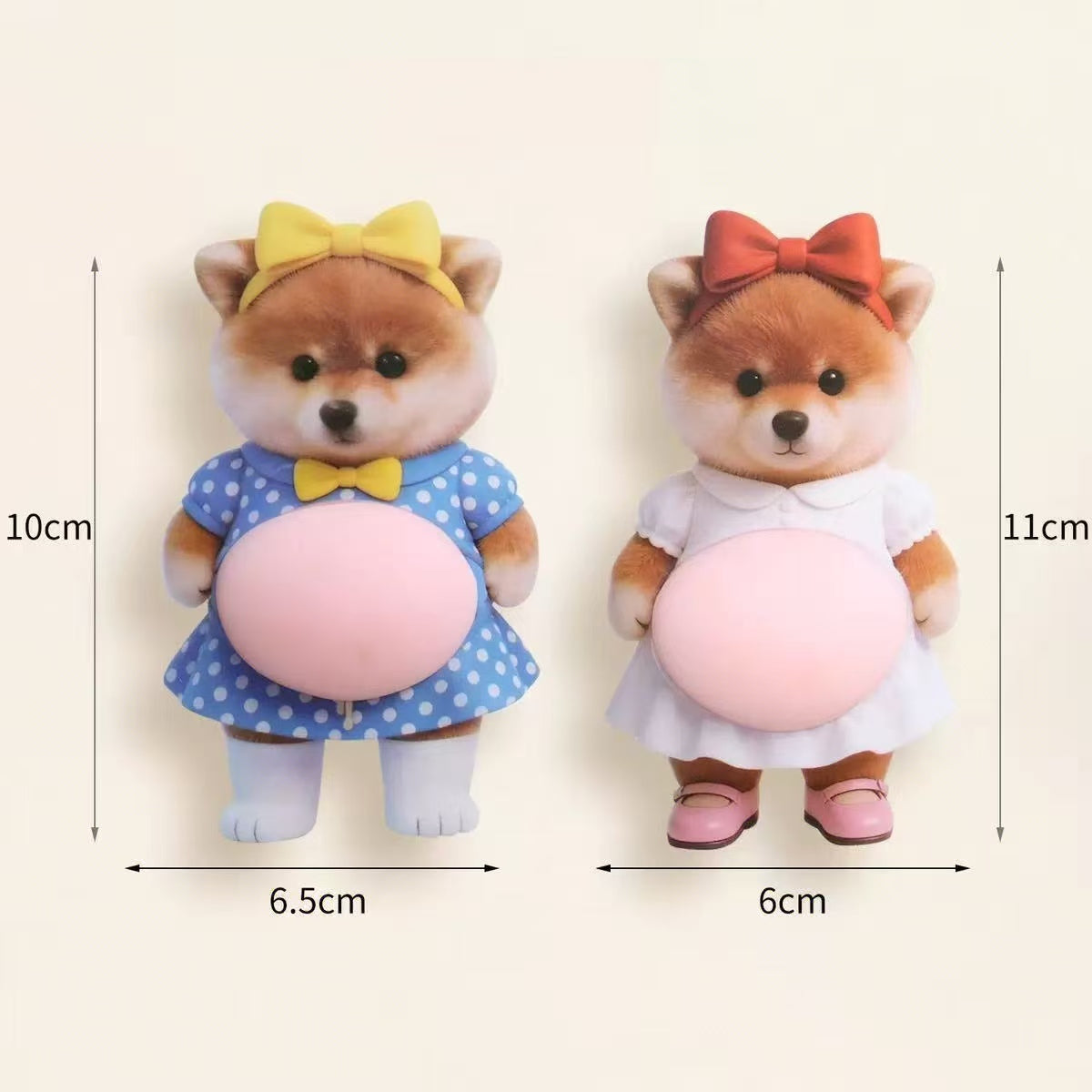 🐶Cute Chubby Shiba Dog Anti-Collision Sticker