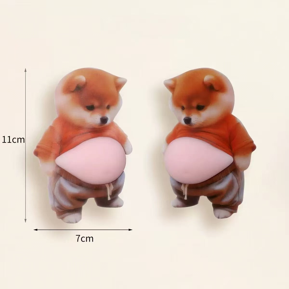 🐶Cute Chubby Shiba Dog Anti-Collision Sticker