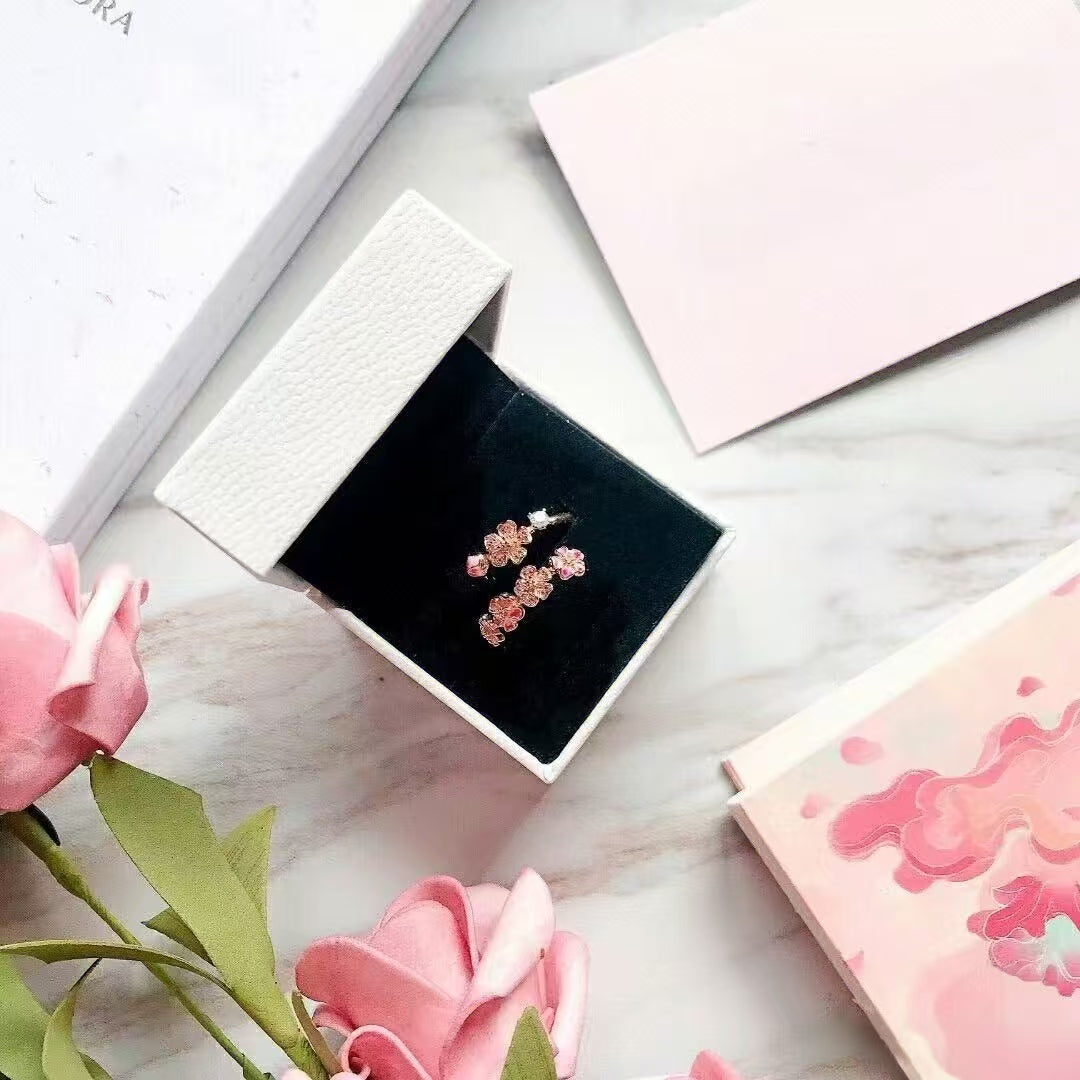 💗Eternal Bloom Cherry Blossom Ring – Bringing Love & Positive Energy