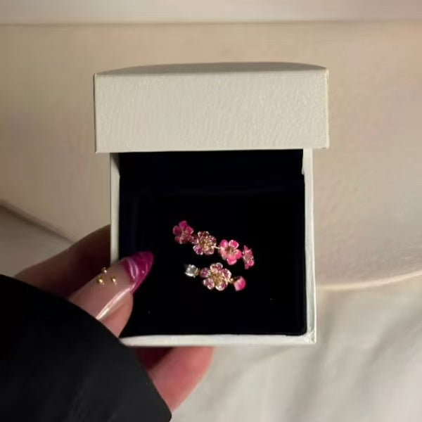 💗Eternal Bloom Cherry Blossom Ring – Bringing Love & Positive Energy