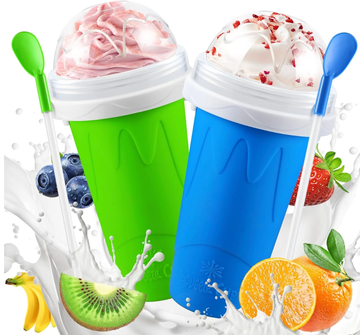 🧊Frozen Magic Slush Cup — Turn Any Drink Into A Frozen Slushie In 60 Seconds!