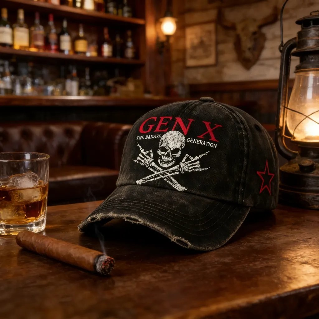 ⚡Flash Sale 50% OFF💀Gen X Rebel Skull Cap🏴‍☠️
