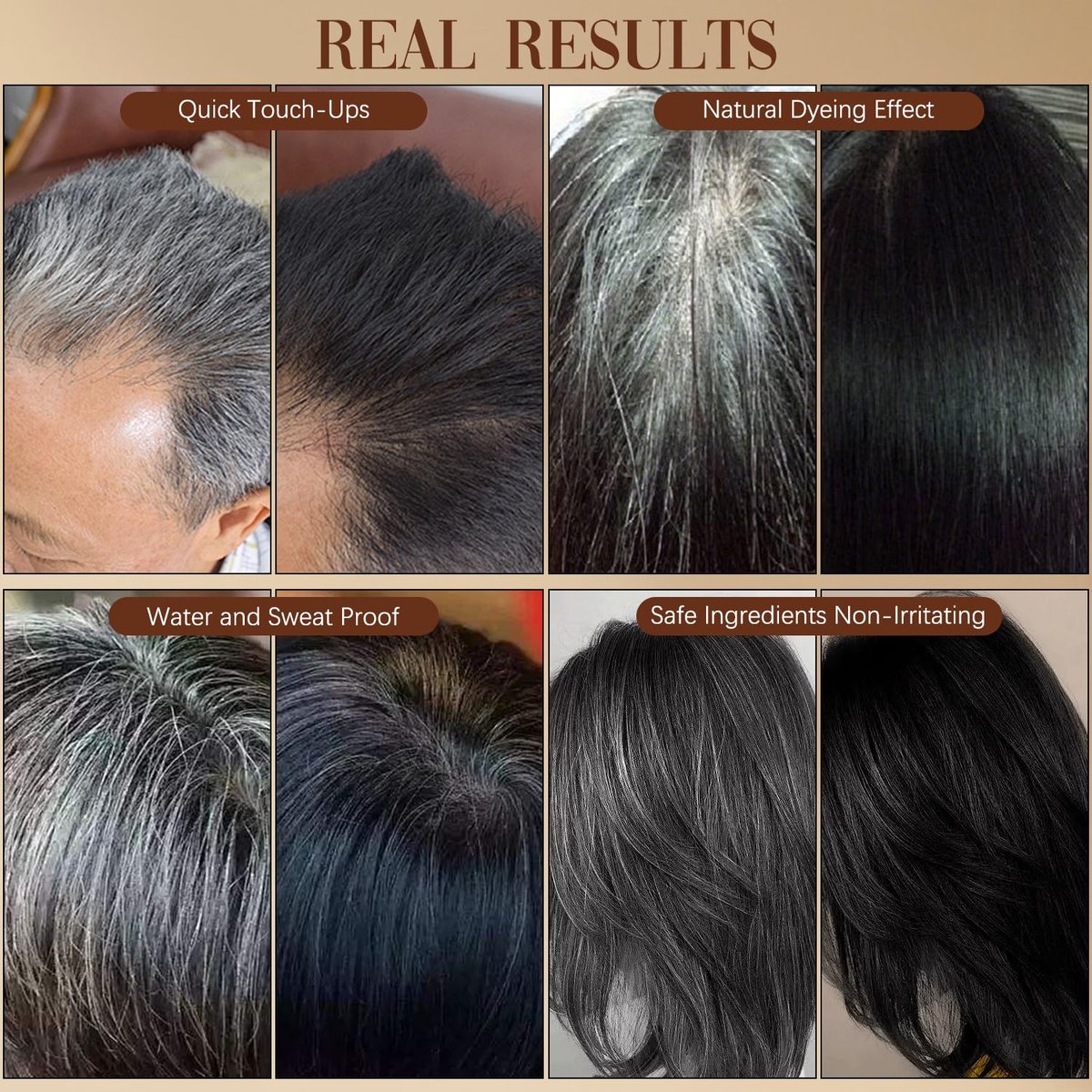 💇‍♀️Effortless Hair Transformation - 49% OFF ✨ Safe and Convenient Comb Hair Dye - For Quick and Stylish Hair Coloring!