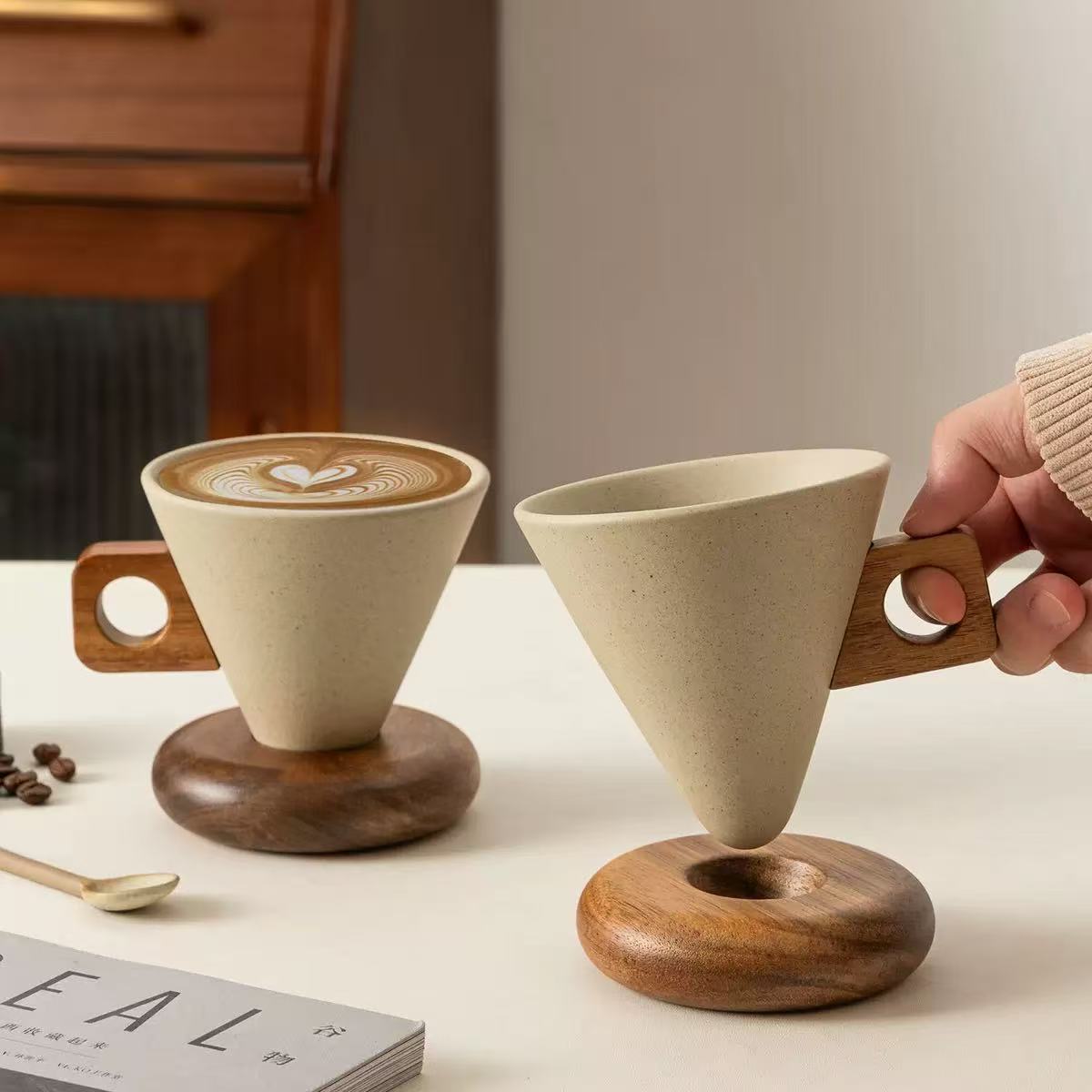New Arrivals for Spring Festival ☕️ Vintage Ceramic Coffee Cups | Japanese-style, Minimalist, Creative, Home Barista