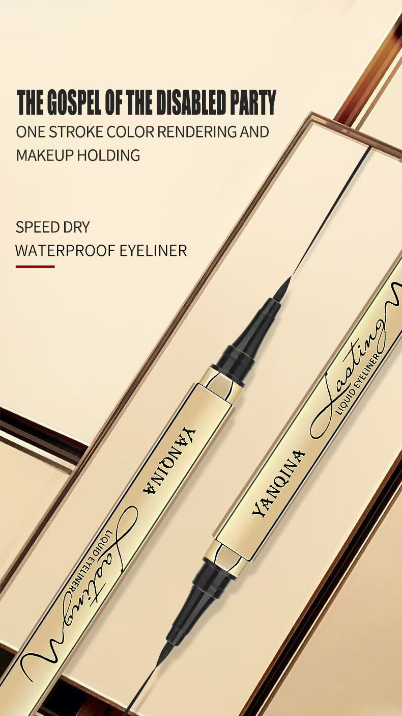 Long-Lasting Liquid Eyeliner Sharp Lines. Bigger-Looking Eyes. Zero Smudging.