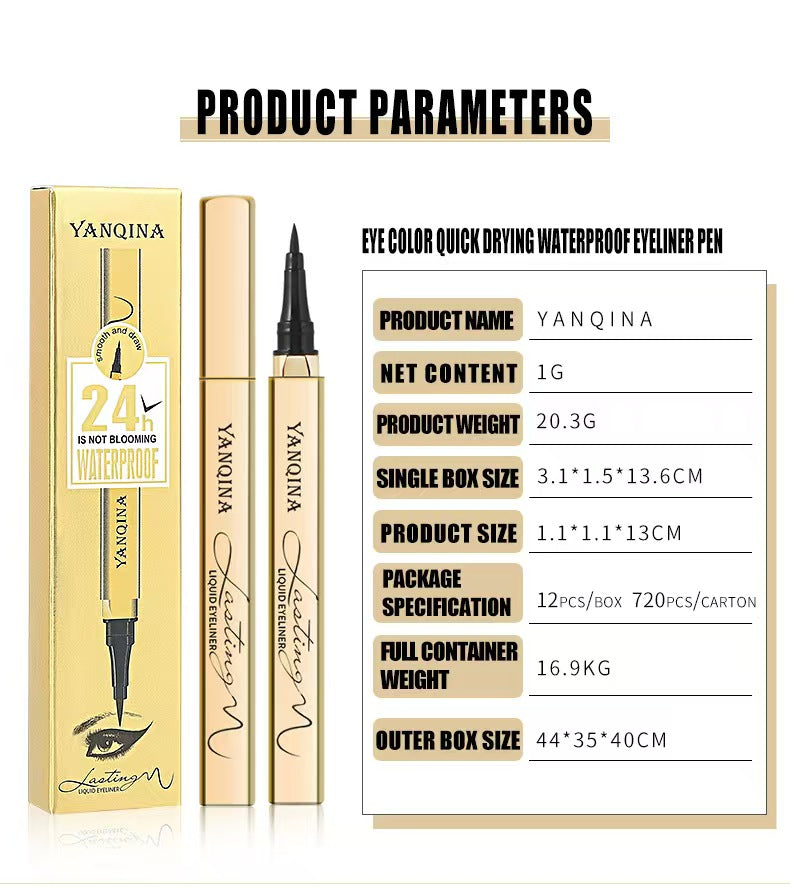 Long-Lasting Liquid Eyeliner Sharp Lines. Bigger-Looking Eyes. Zero Smudging.