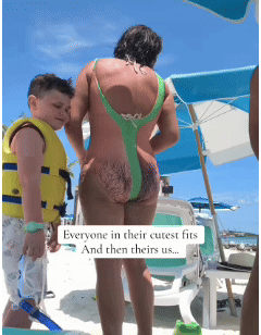 Last 49% OFF🩱Funny Hairy Chest One-Piece Swimsuit