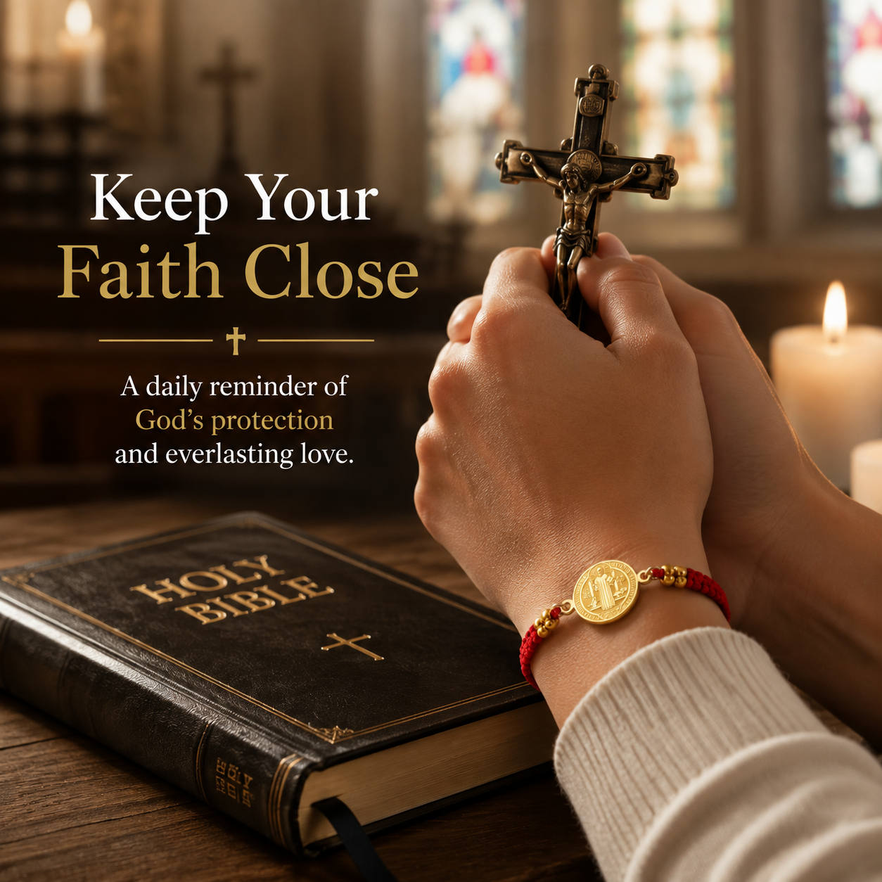 ✝️Saint Benedict Protection Bracelet— A Symbol of Faith. A Reminder of Protection.