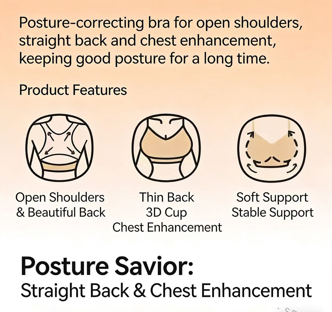 👙Instant Slimming Back Bra Corrects posture, lifts chest, straightens back