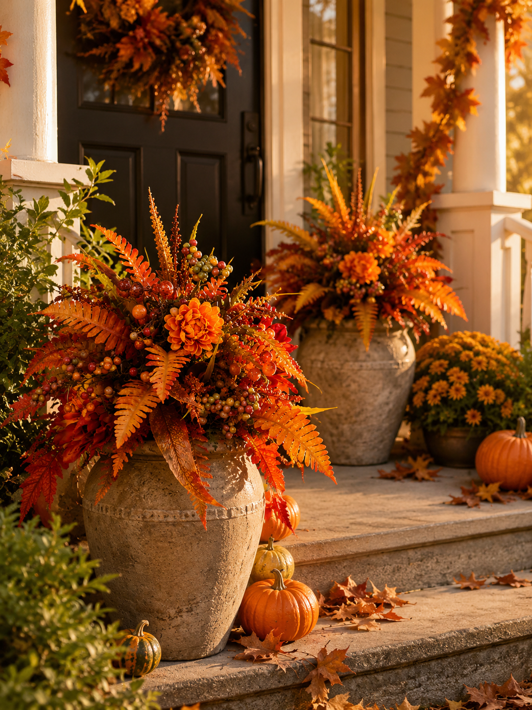 💥Hot Sale 50% Off🍂Autumn Harvest Floral Garden Stake Arrangement