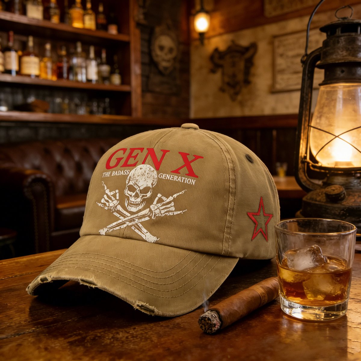 ⚡Flash Sale 50% OFF💀Gen X Rebel Skull Cap🏴‍☠️