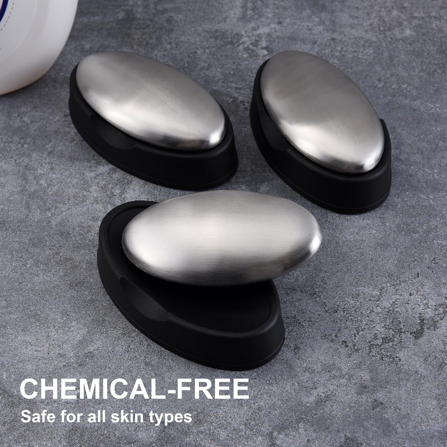 🧼Stainless Steel Soap，Remover Rub Away Fish Garlic Onion Smell from Hand