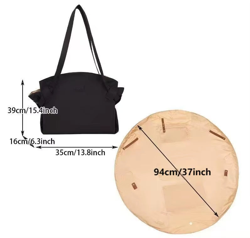 🔥50k Sold-Foldable. Unfoldable. Waterproof. Extra-large capacity. A stylish and elegant companion bag.