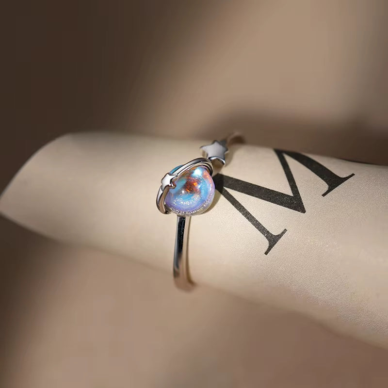 💍Sterling  Adjustable Open Spinner Hug Ring for Teens