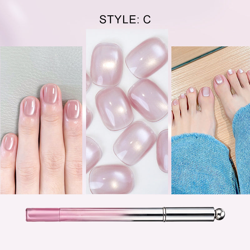 🥳2026 HOT SALE 49% OFF!🥳💞Buy 1 Get 1 Free!💝💫All-in-One Cat Eye Nail Gel Pen – Get a hypnotic cat-eye effect in one stroke! Magnetic gel, lasting shine, salon magic at home. 🖤🌌