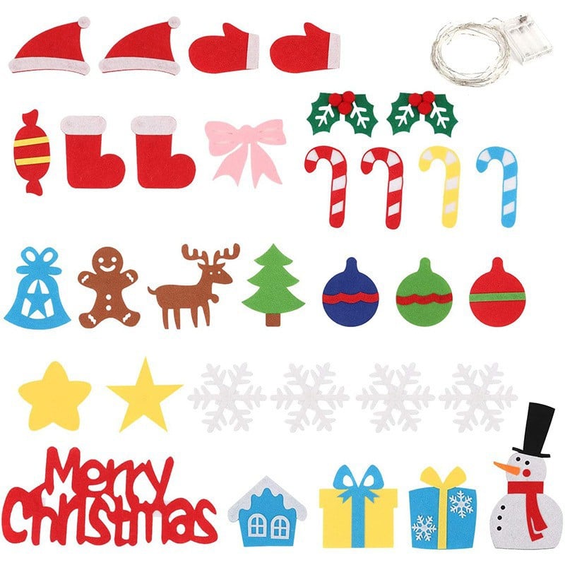 🎄 Tots Touch™ Kids DIY Felt Christmas Trees 🎄